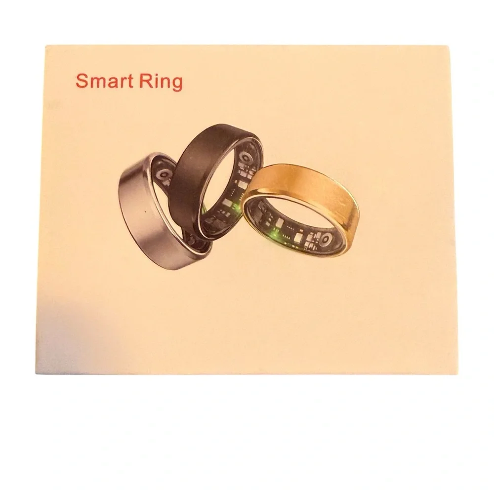 Smart Ring in Black, Silver, and Gold